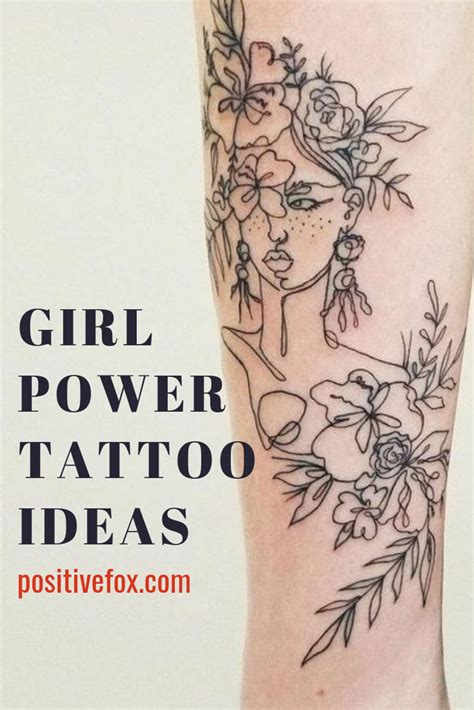 feminine power tattoo